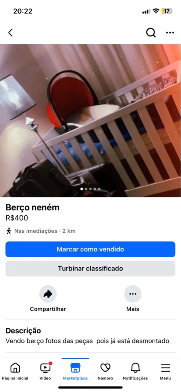 Berço para bebê