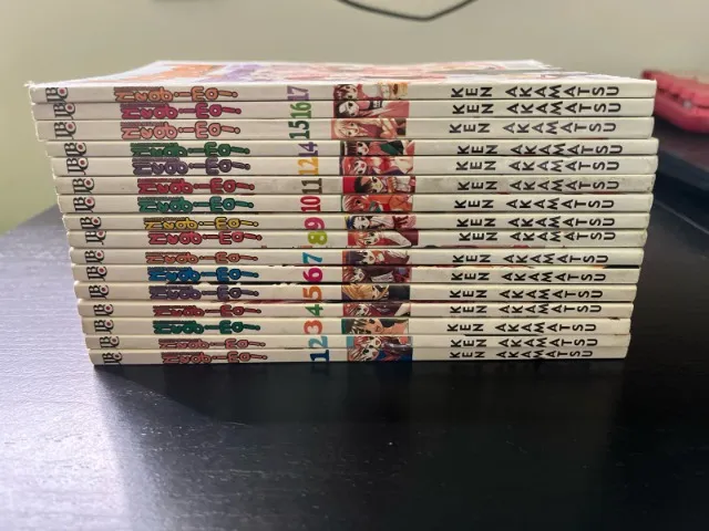Mangás Negima (JBC) | Volumes 1 ao 12 + 14 ao 17 | Ótimo Estado | 16 Mangás