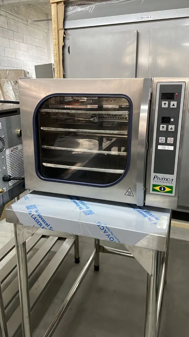 Forno turbo elétrico com vapor Pratica semi novo (Ester)