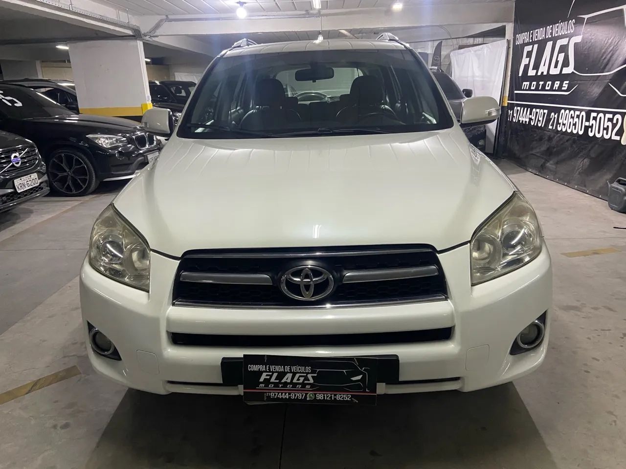 Toyota Rav4 2012 branco pérola com kit gnv 5 geração 