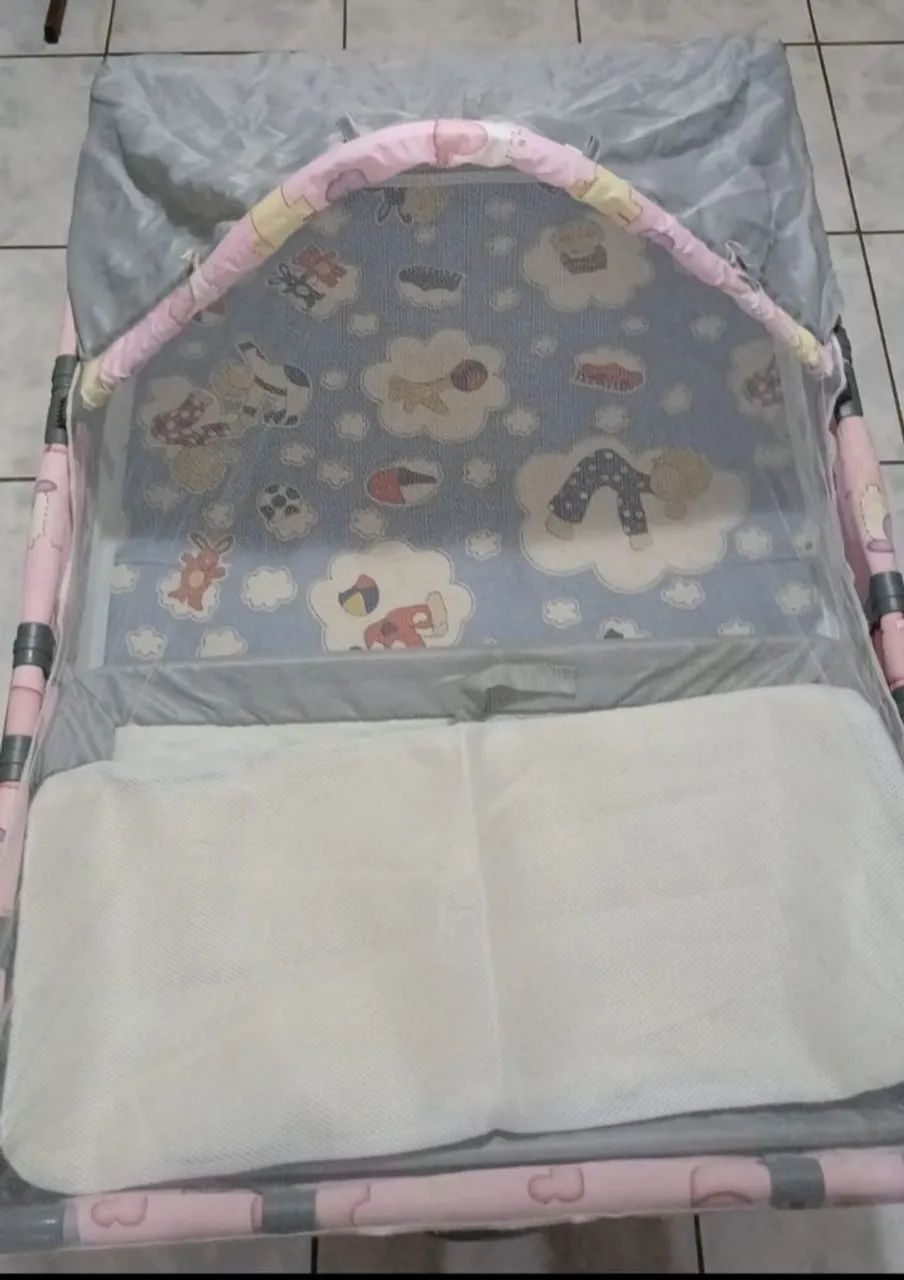 Berço Móvel Voyage + Colchão Ortobom Baby Physical (usados por apenas 2 meses)<br> - Foto 2