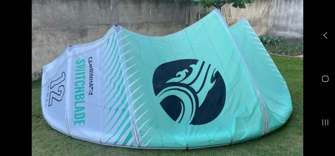 Kite Cabrinha Switchblade 12m - 2021 - Otimo Estado, zero remendo ou concerto