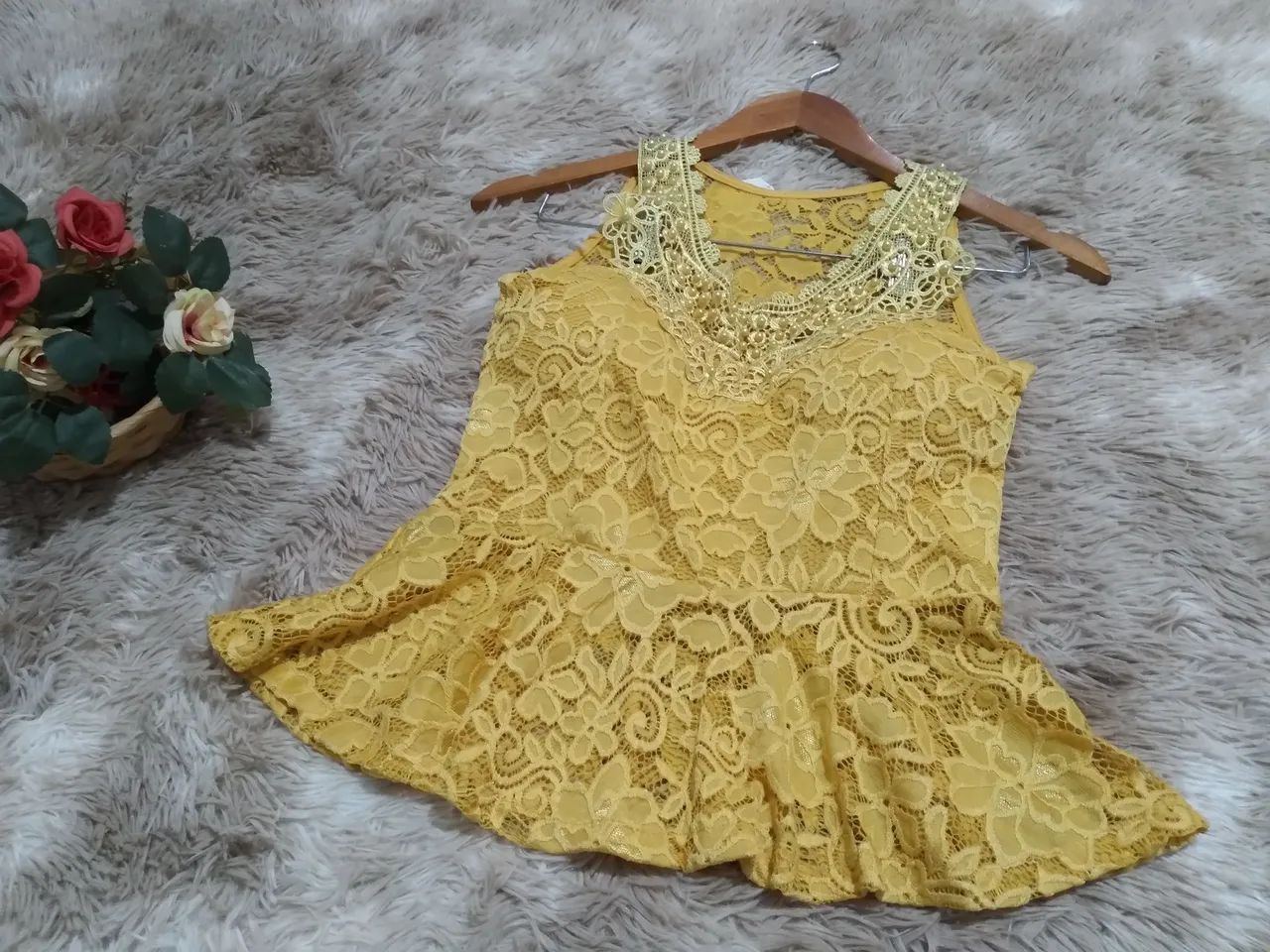 Blusa renda tamanho P  - Foto 5