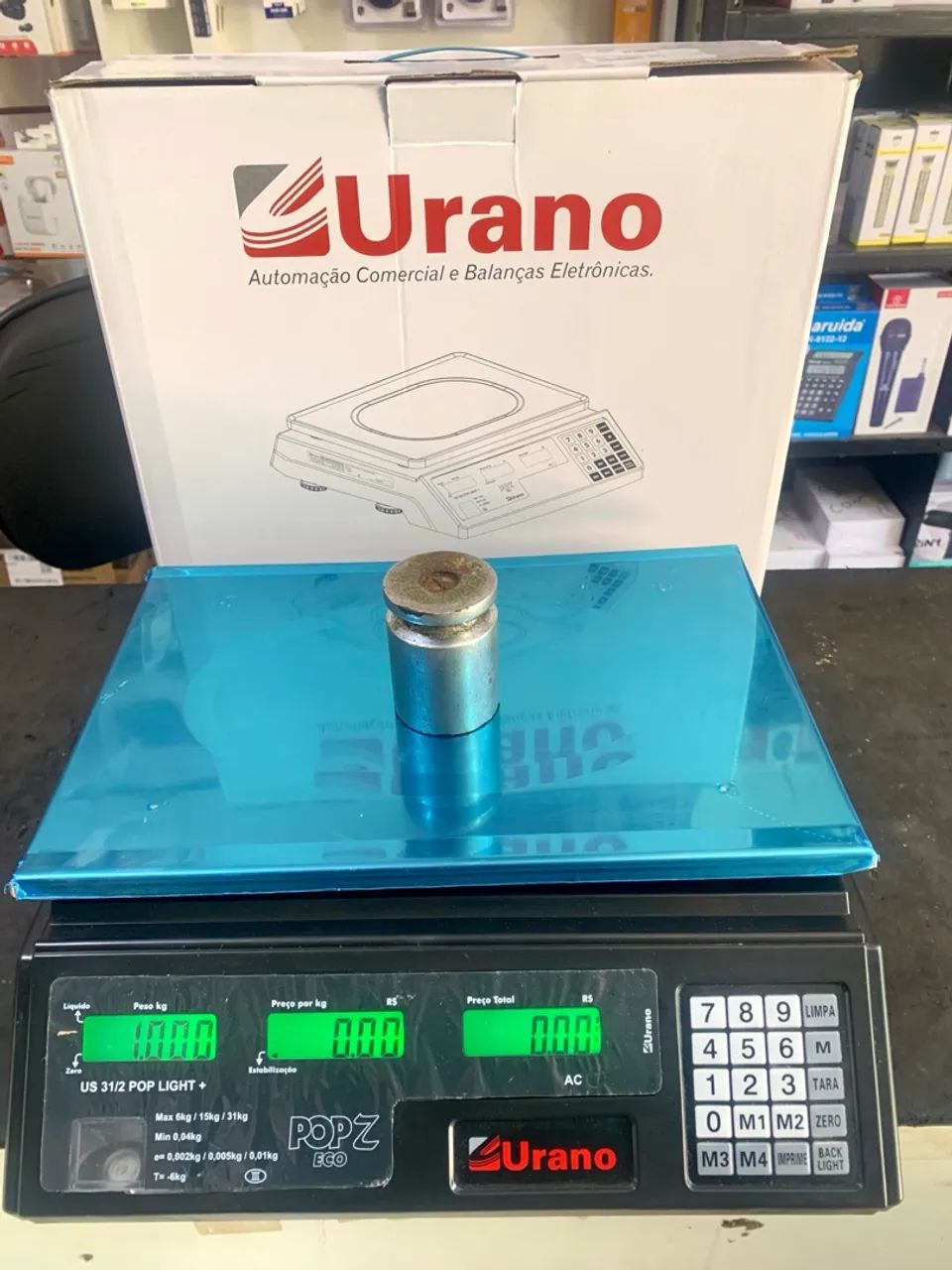 Balança Digital Urano POP-Z Com Inmetro 31kg