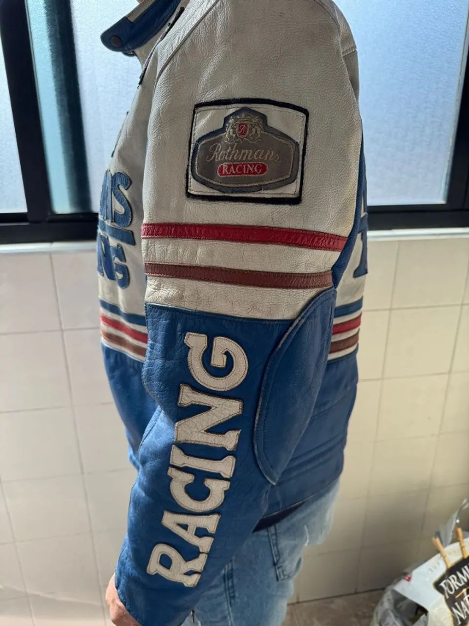 blusão motociclista racing rothmans - Foto 3