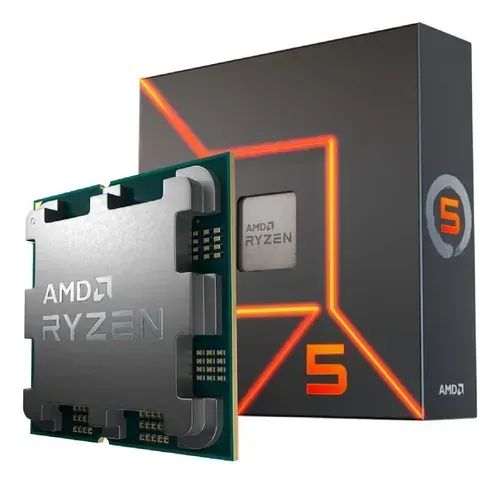 Processador gamer AMD Ryzen 5 7600 de 6 núcleos e 5.1GHz de frequência com gráfica integra