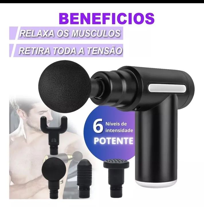 Pistola de Massagem Muscular - Relaxamento e Recuperação - Foto 2