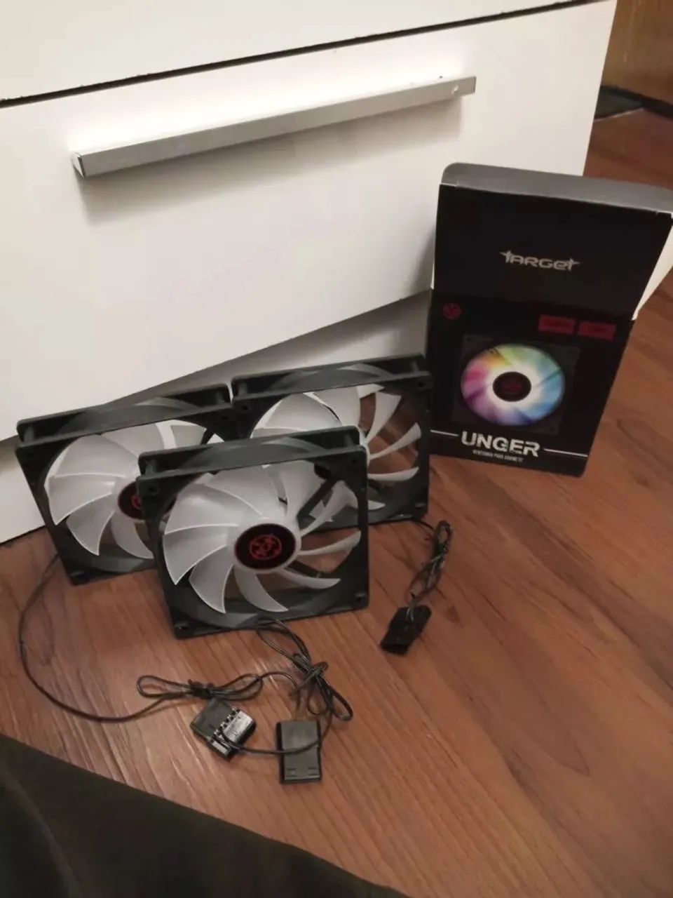 Kit 3x Fans TGT UNGER Rainbow 120mm - Foto 4