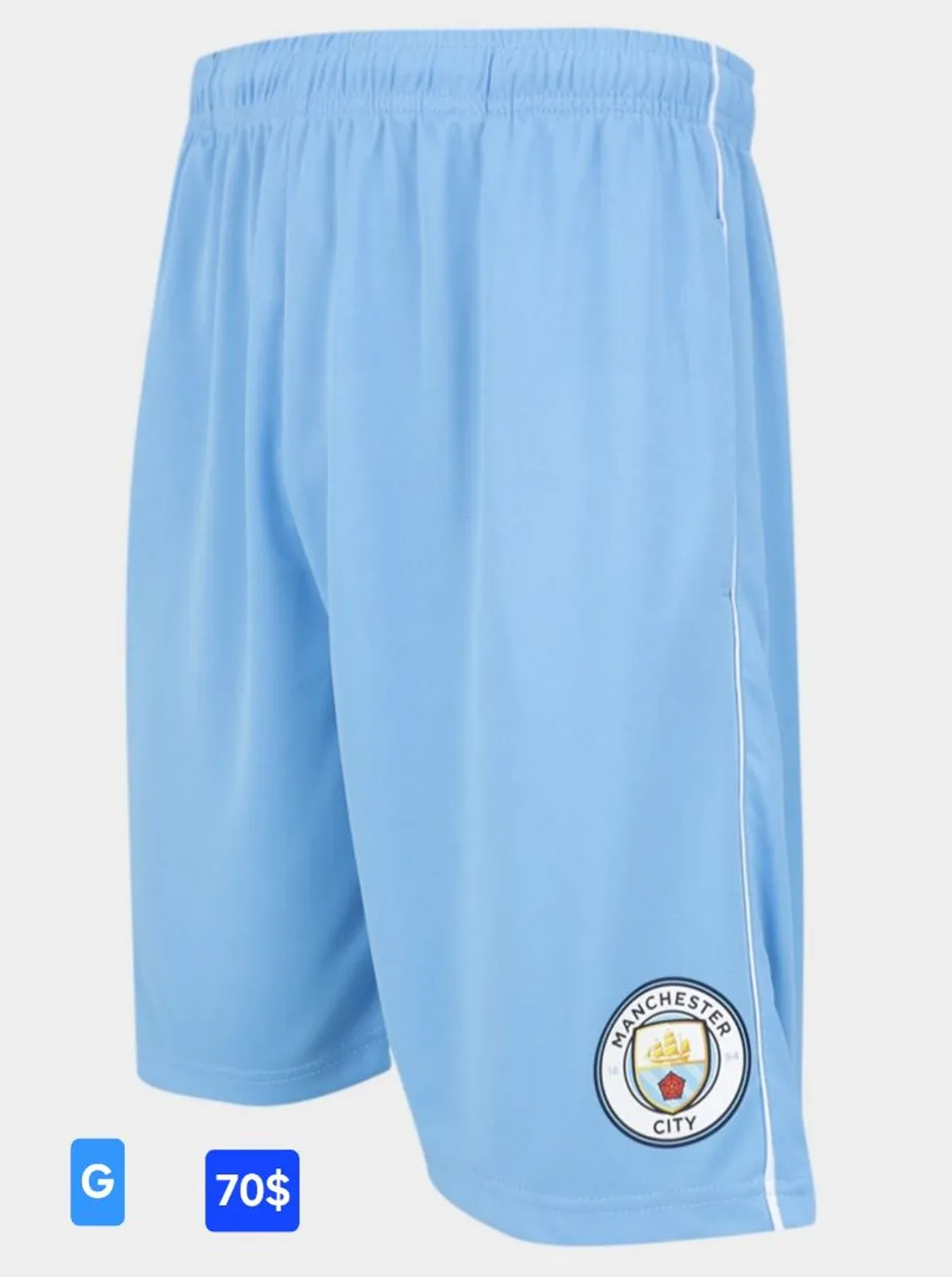 Bermuda Dri-fit do Manchester City licenciado oficial G