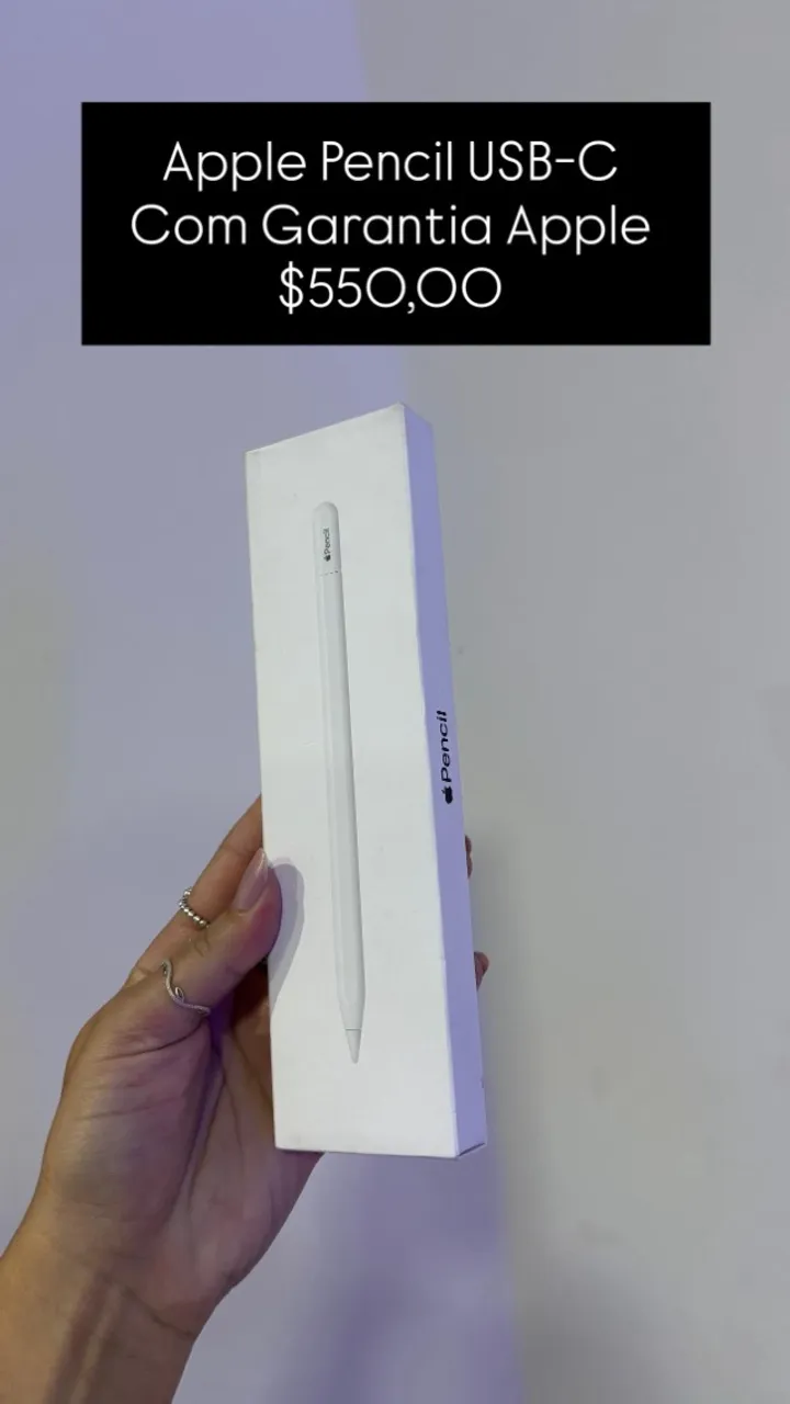 Apple Pencil USB-C | Lacrado Novo | Loja Fisica - Acessórios de