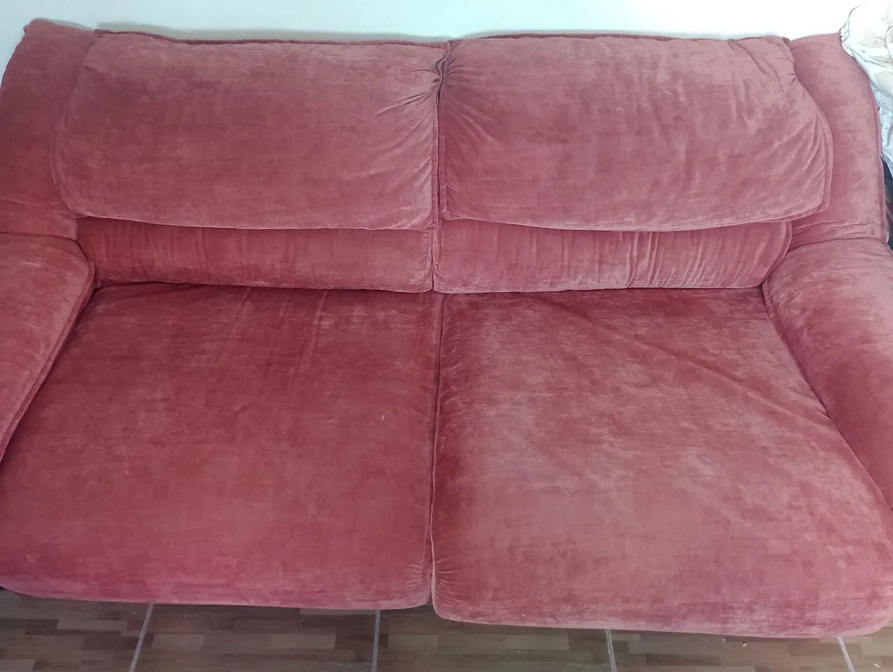 Sofa cama vermelho