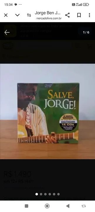 Salve Jorge! - Jorge Ben Jor - 14 CDs -  Remasterizados