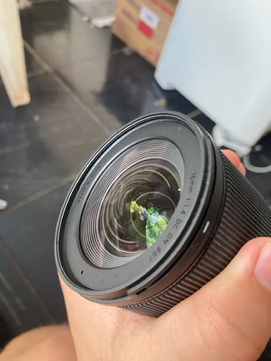 Lente SIGMA 16mm 1.4 E-mount SONY (Usada em Estúdio) - Foto 2
