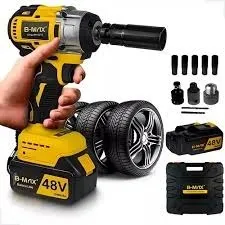 Furadeira E Chave De Impacto Sem Fio 48v 2 Baterias Bivolt