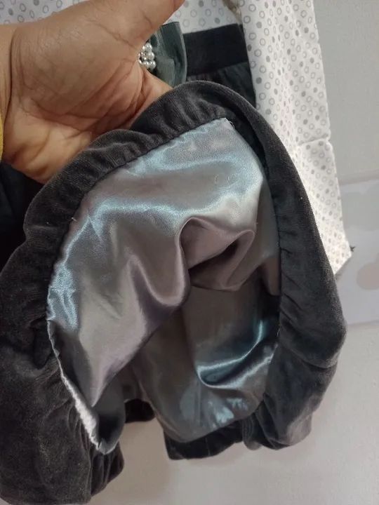 Vestido Infantil,Tam:2 Lindo e Delicado modelo balone,a parte de baixo é aveludado. - Foto 5