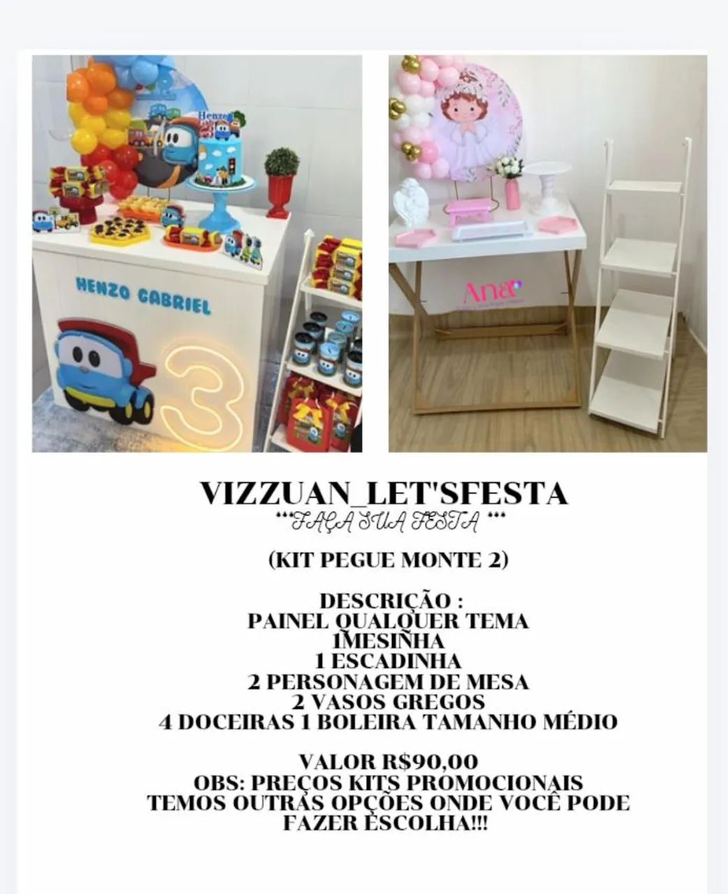 Kit Pegue e Monte 