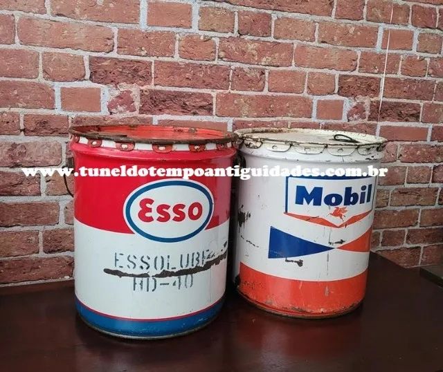 Latas óleo Antigas - Foto 2
