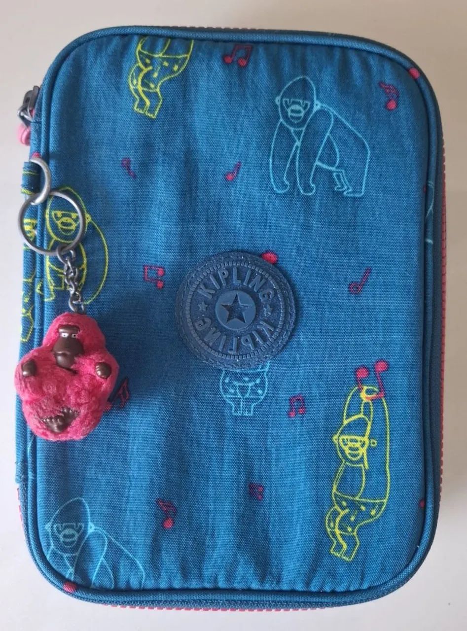 Estojo Escolar Kipling 100 pens - Original - Foto 2