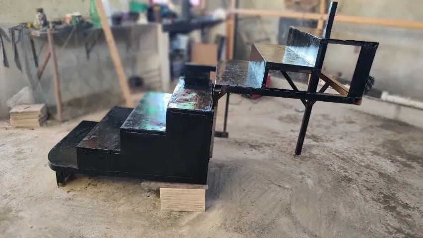 escada de ferro 