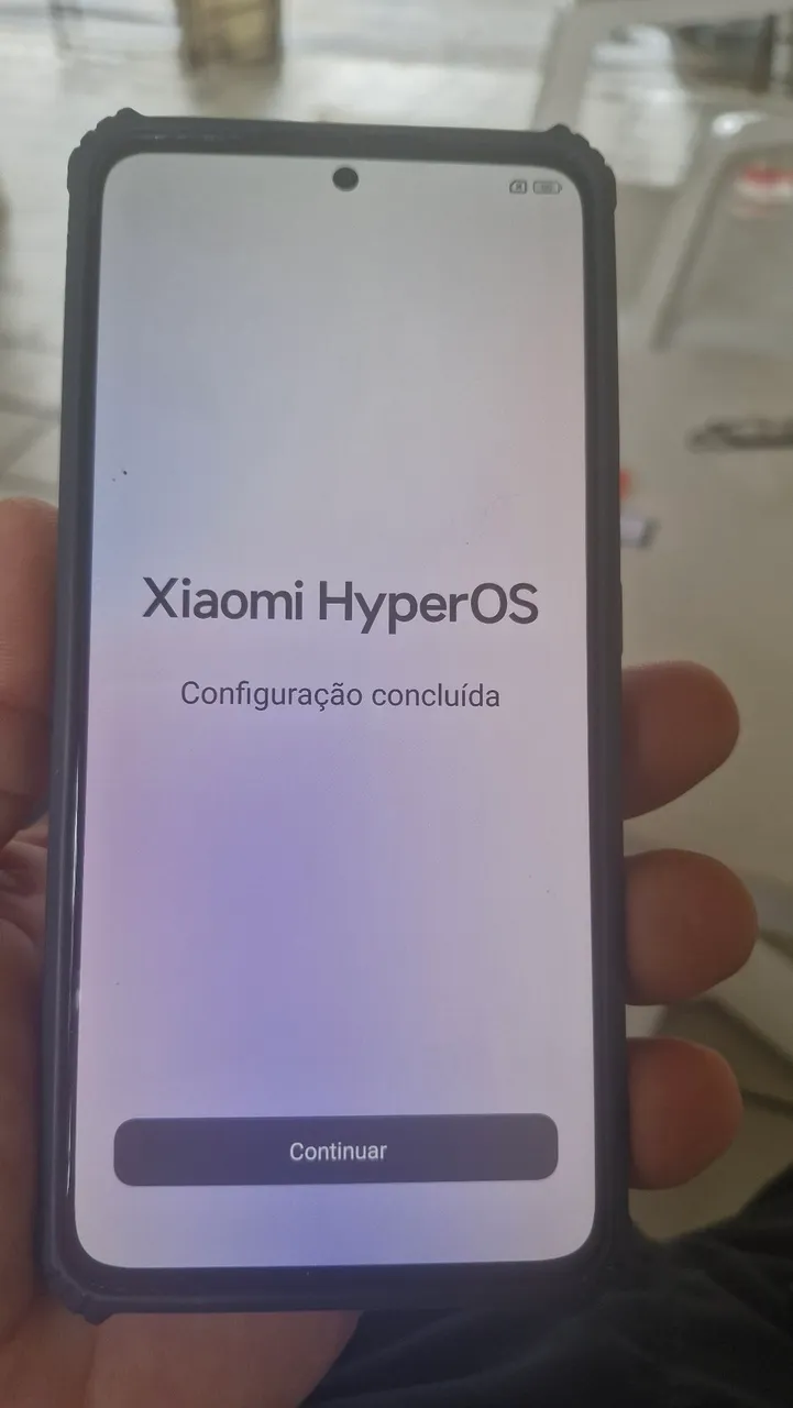 Xiaomi 12 t na caixa e nota