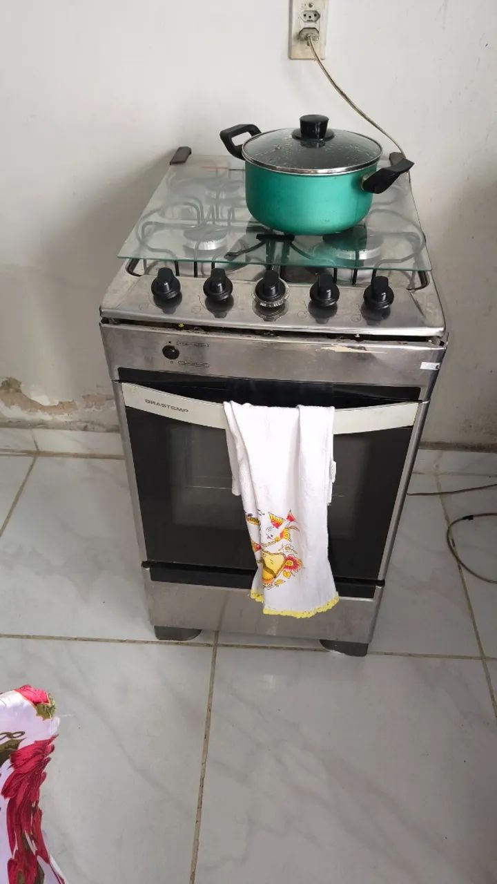 Fogão Inox - Brastemp 