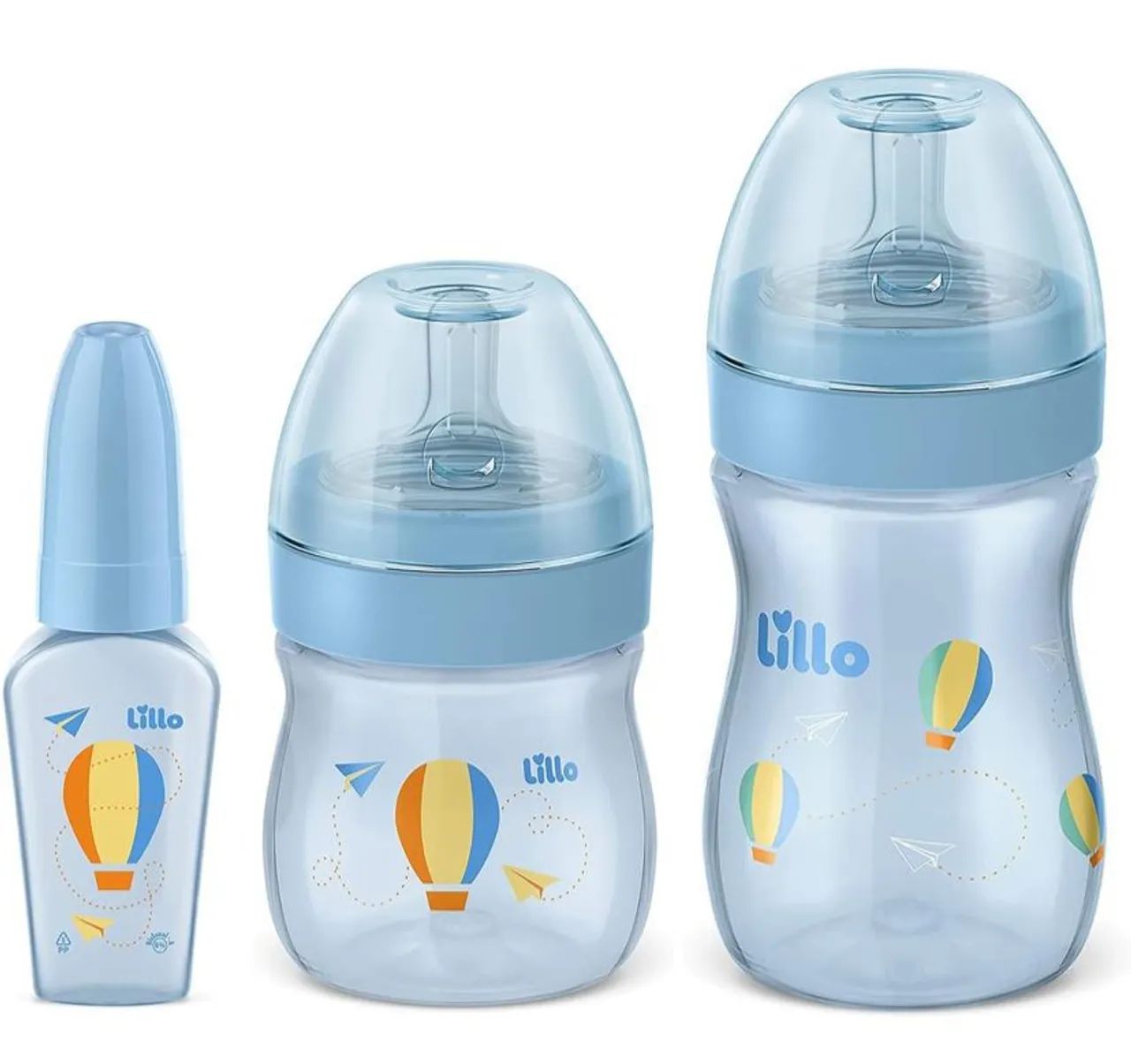 Kit Mamadeiras Lillo - 150ml, 250ml e 120ml - Novo