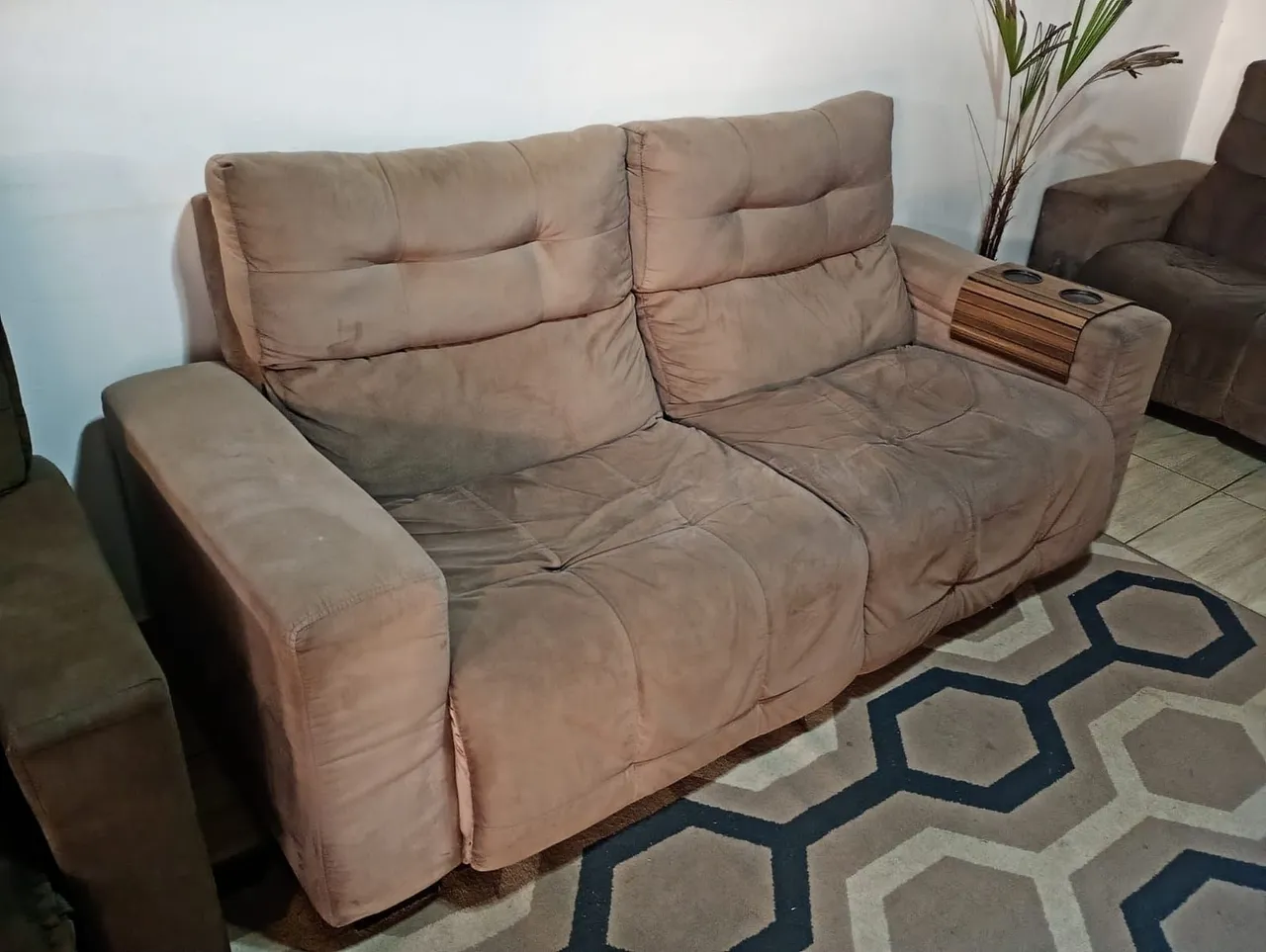 Sofá Reclinável 2 Lugares Confortável