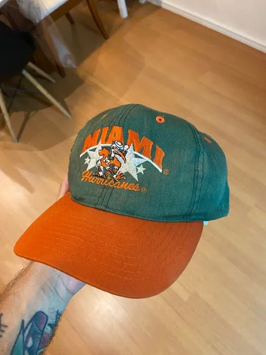 Boné Miami Hurricanes vintage - Foto 5