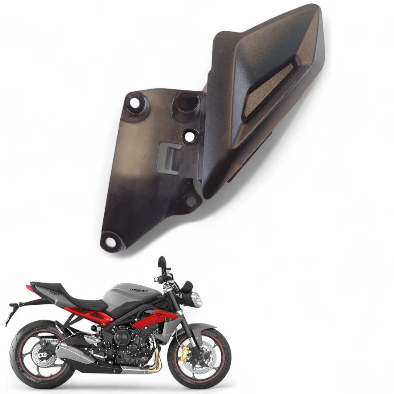 Acabamento Chassi Esquerdo Triumph Street Triple 675 2016