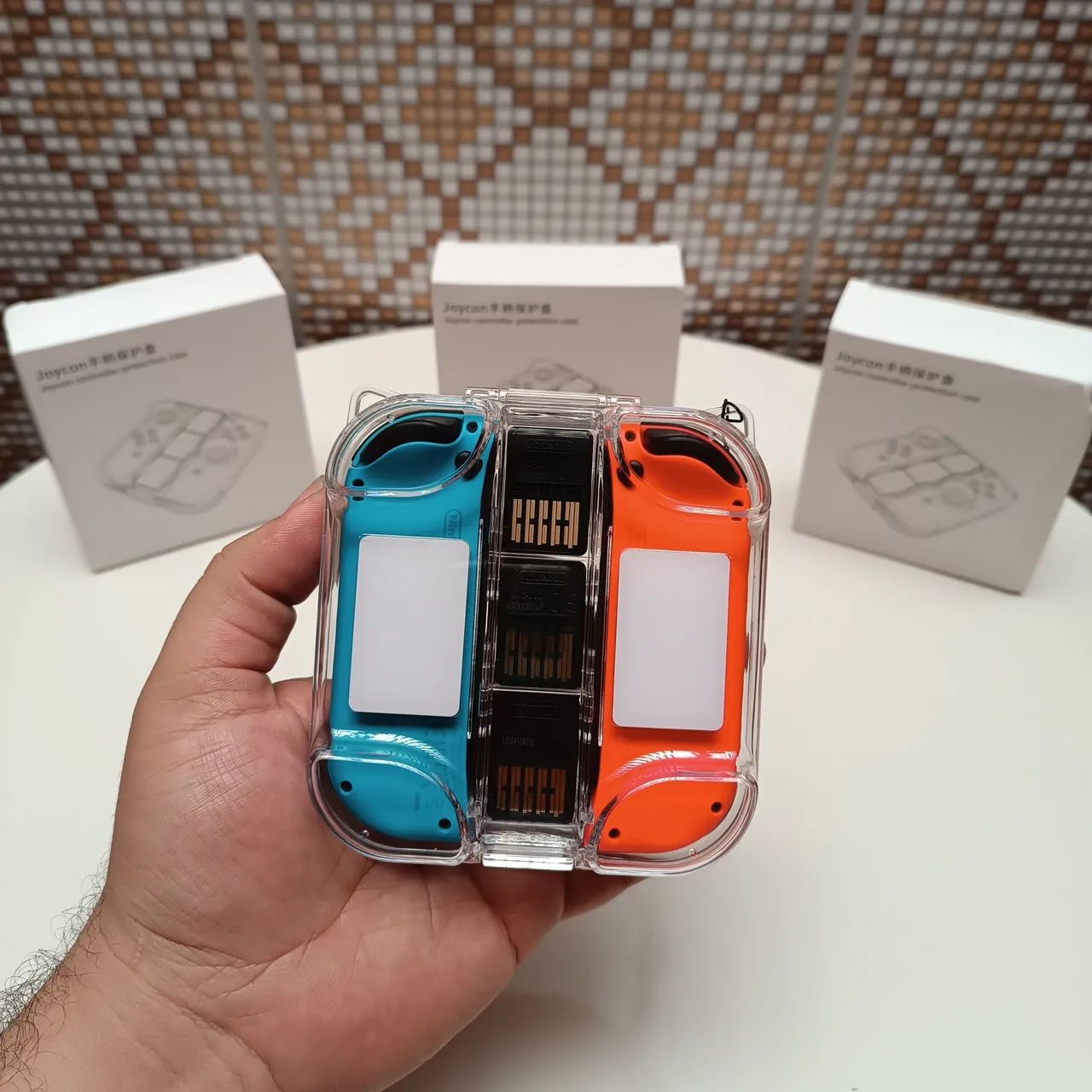 Estojo proteção joy-cons Nintendo Switch  - Foto 6