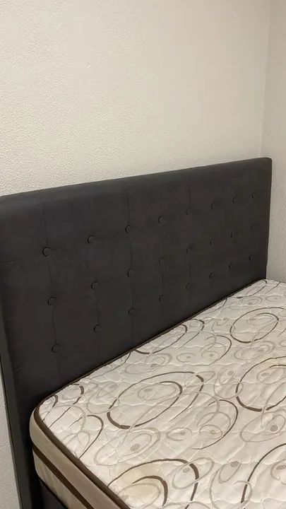 Cama Box de Casal com Cabeceira