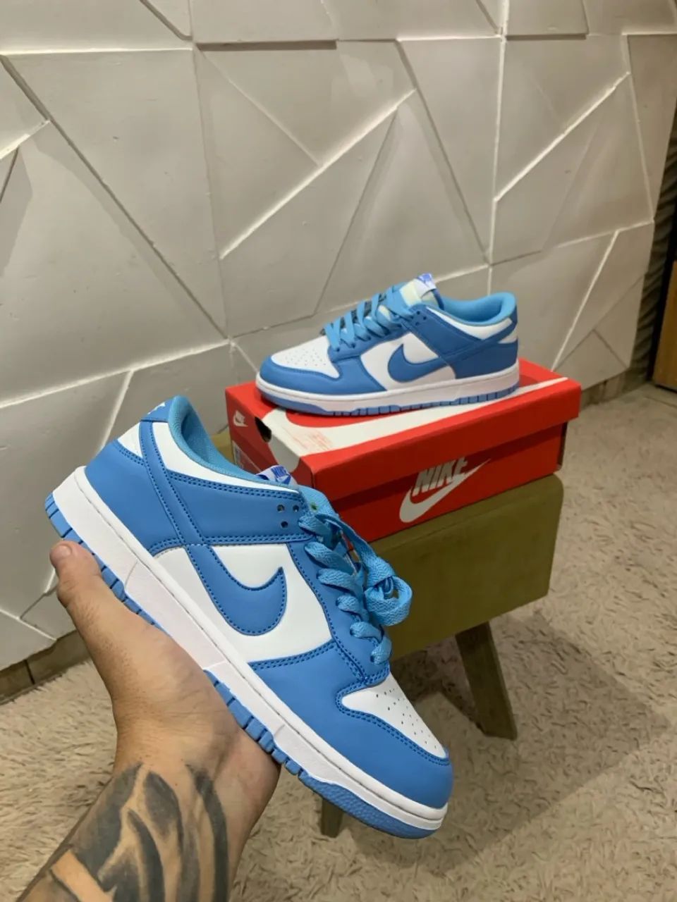 Nike Dunk Low Light Blue original - Foto 4