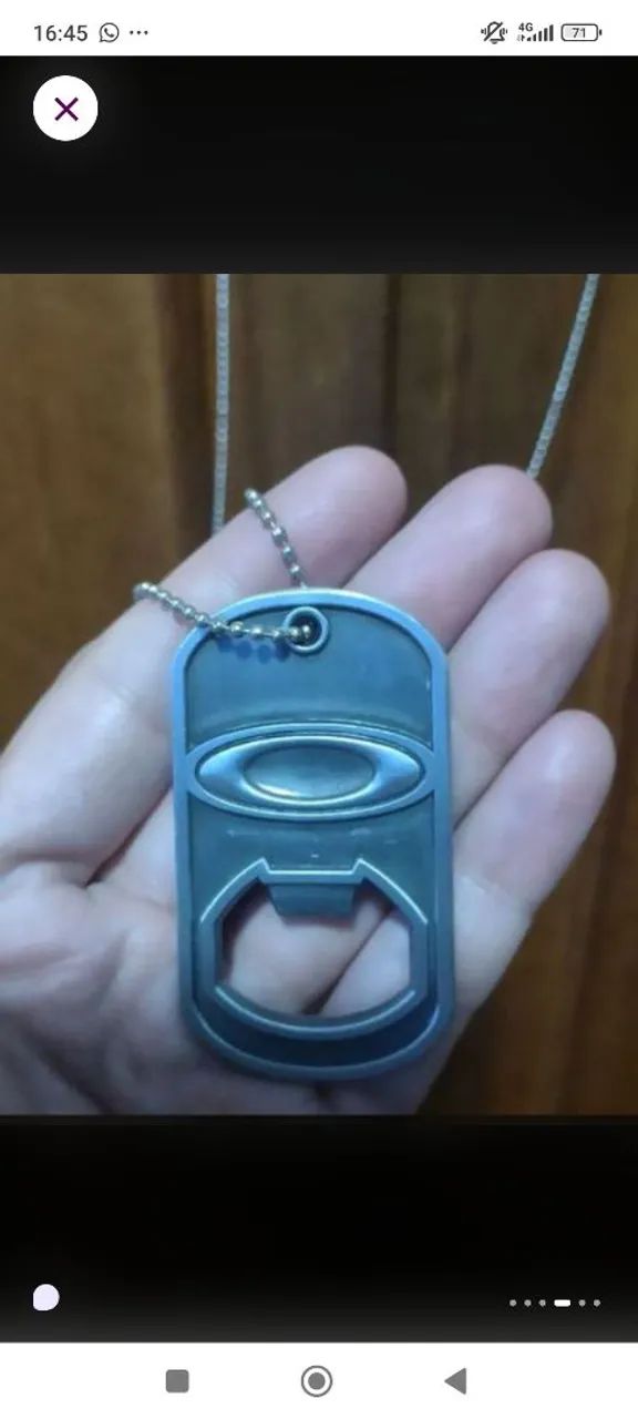 dogtag Oakley original (iten relíquia, raridade, colecionador) - Foto 4