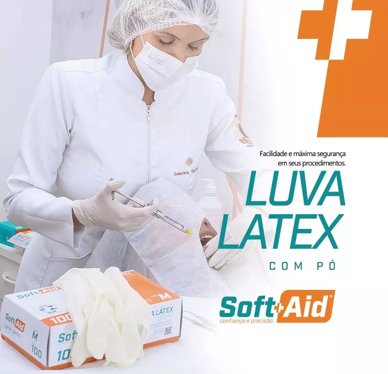 Luva látex procedimento P e PP (M 18.00) - Foto 2