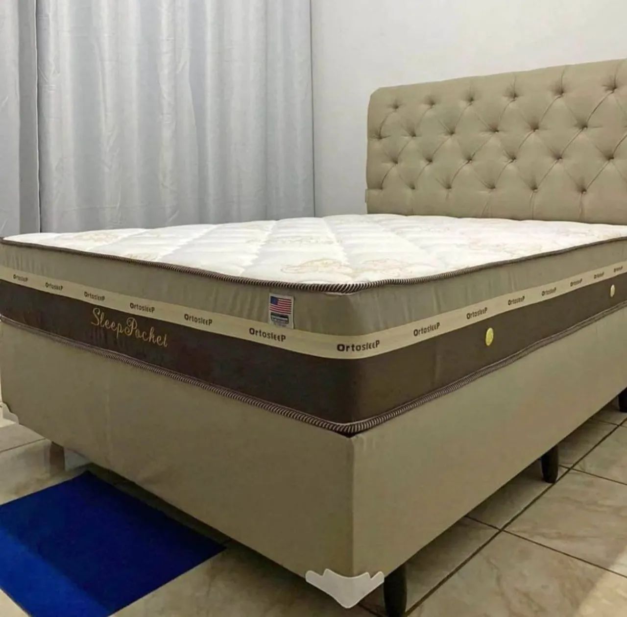 Cama Box Casal Sleep Pocket Ortosleep
