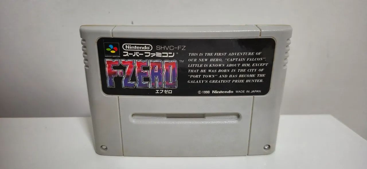 F-Zero Original na Caixa - Super Nintendo - Jogos de Vídeo Game