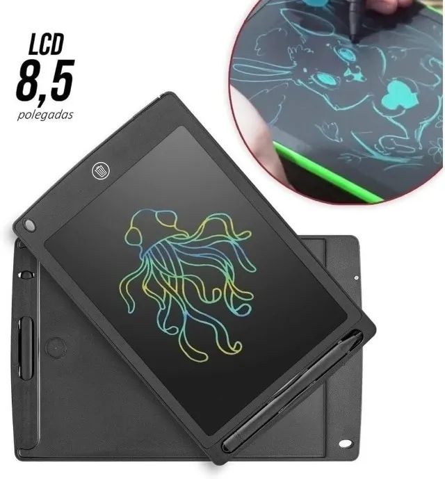 Lousa Magica 8.5? Infantil Digital Tablet LCD 8.5 Polegadas Com Caneta Resisten - Foto 5