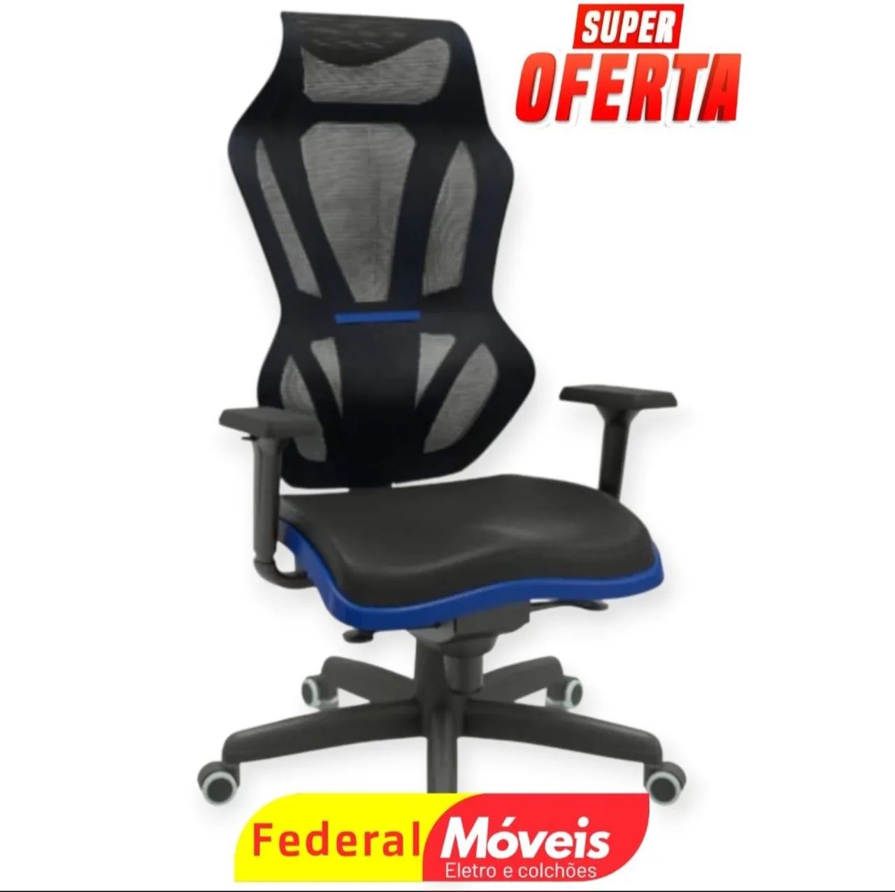 Cadeira Vizion - NOVA - Design moderno, conforto e durabilidade