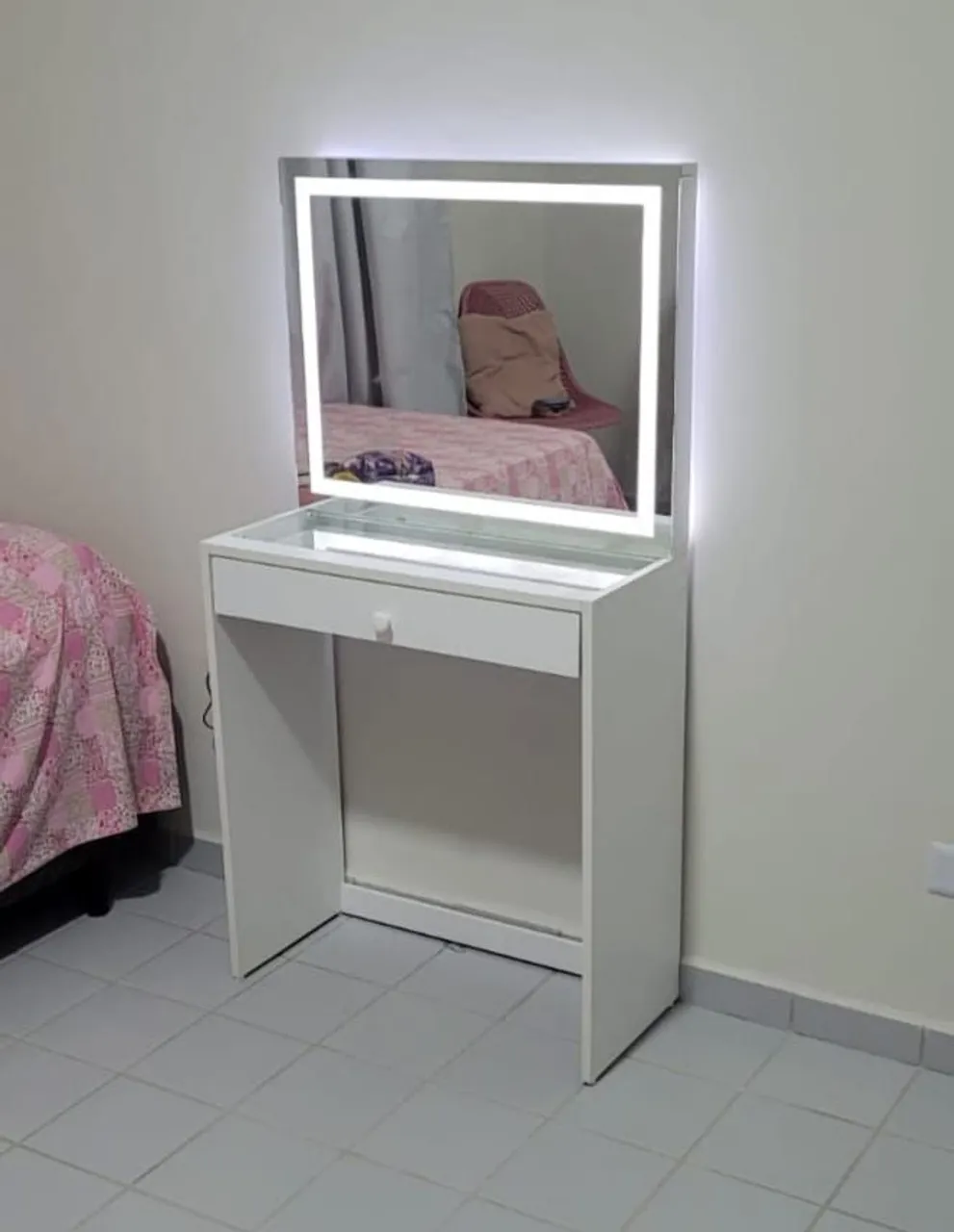Penteadeira com Espelho e Luz LED