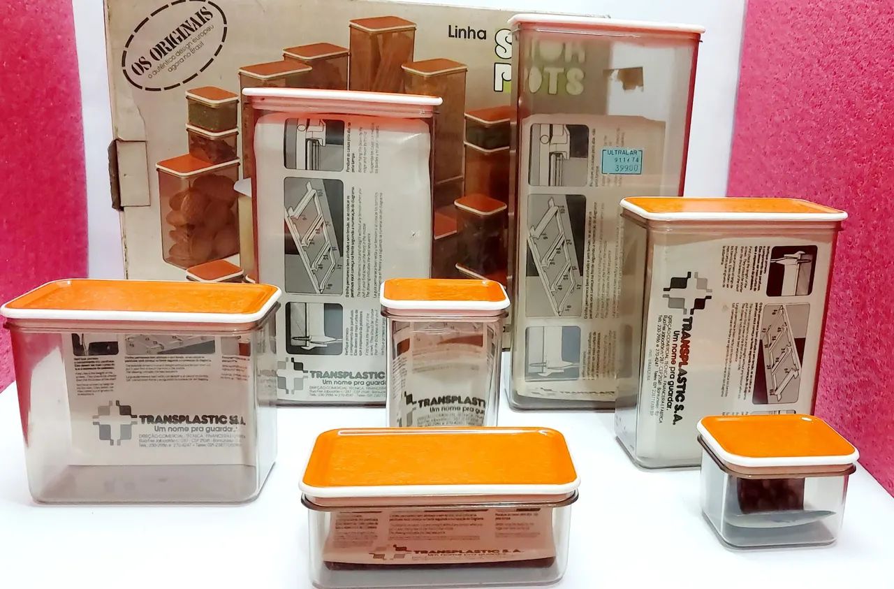 Conjunto de Potes Herméticos Stok Pots - Anos 80 - Foto 3