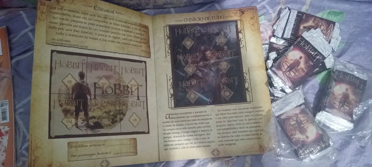 Álbum de figurinhas do Hobbit + Cromos - Foto 2