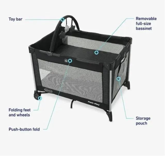 Berço e Cercadinho Graco Semi Novo! - Foto 3