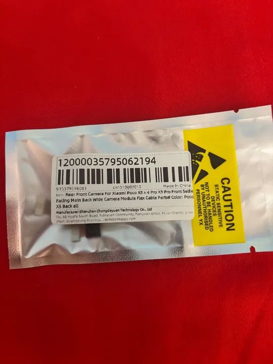 Câmeras front e traseira do Poco X4 e X4 Pro. Serve na câmara front do Poco X5 Pro. - Foto 3