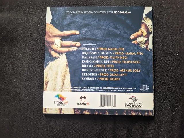 CD Orgunga - Rico Dalasam AUTOGRAFADO - Foto 3