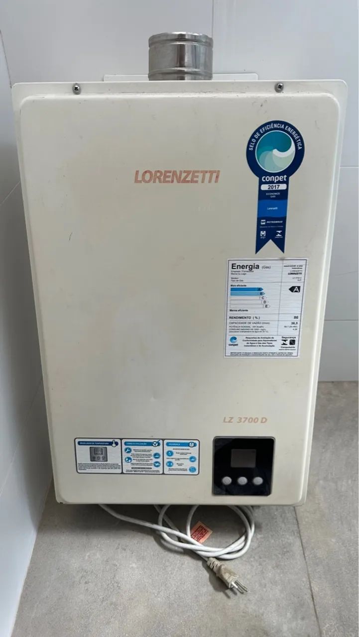 Aquecedor de Passagem Lorenzetti LZ 3700 D
