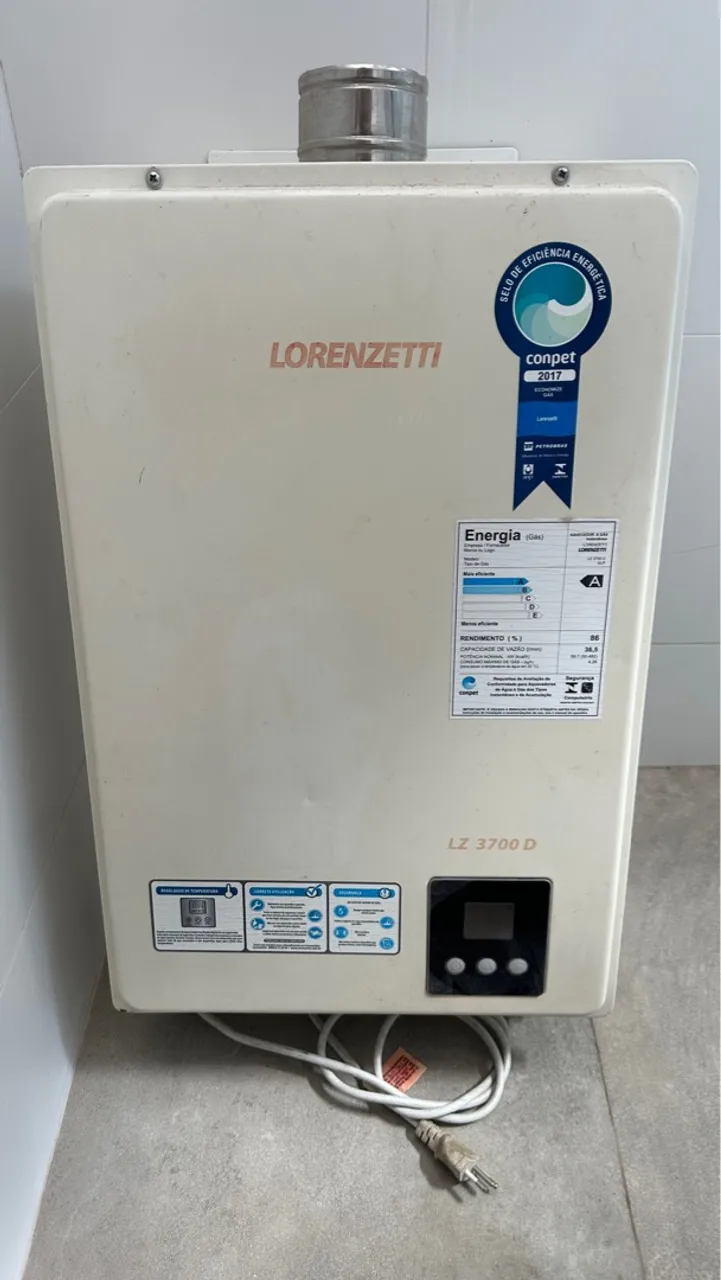 Aquecedor de Passagem Lorenzetti LZ 3700 D