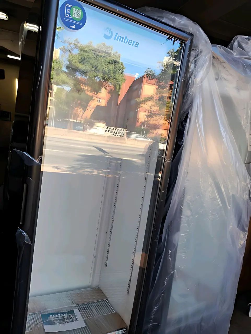 Geladeira porta de vidro 450 litros, Nova, Imbera VRS16. 220v - Foto 2