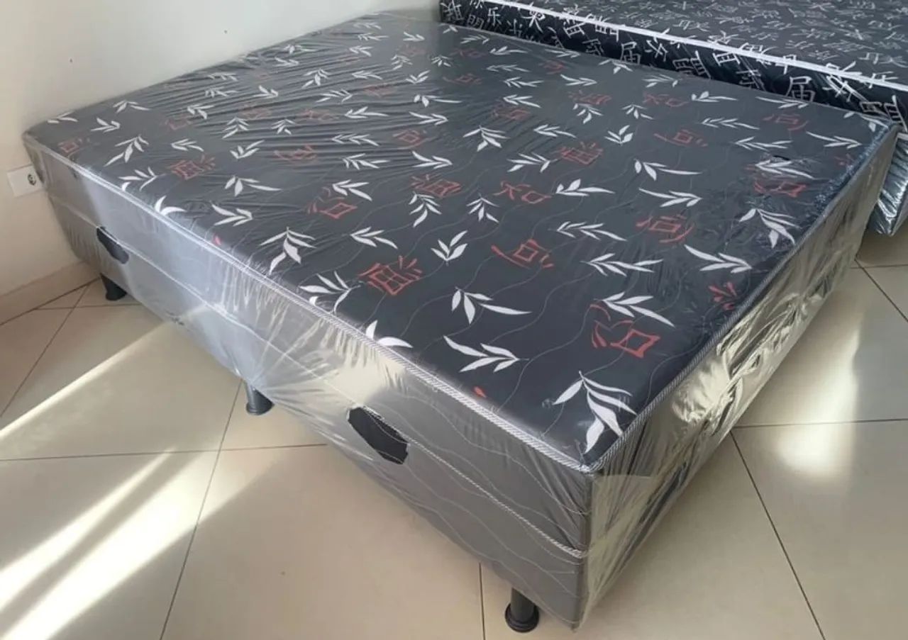 Cama de casal com 10cm de espuma nova - Foto 4