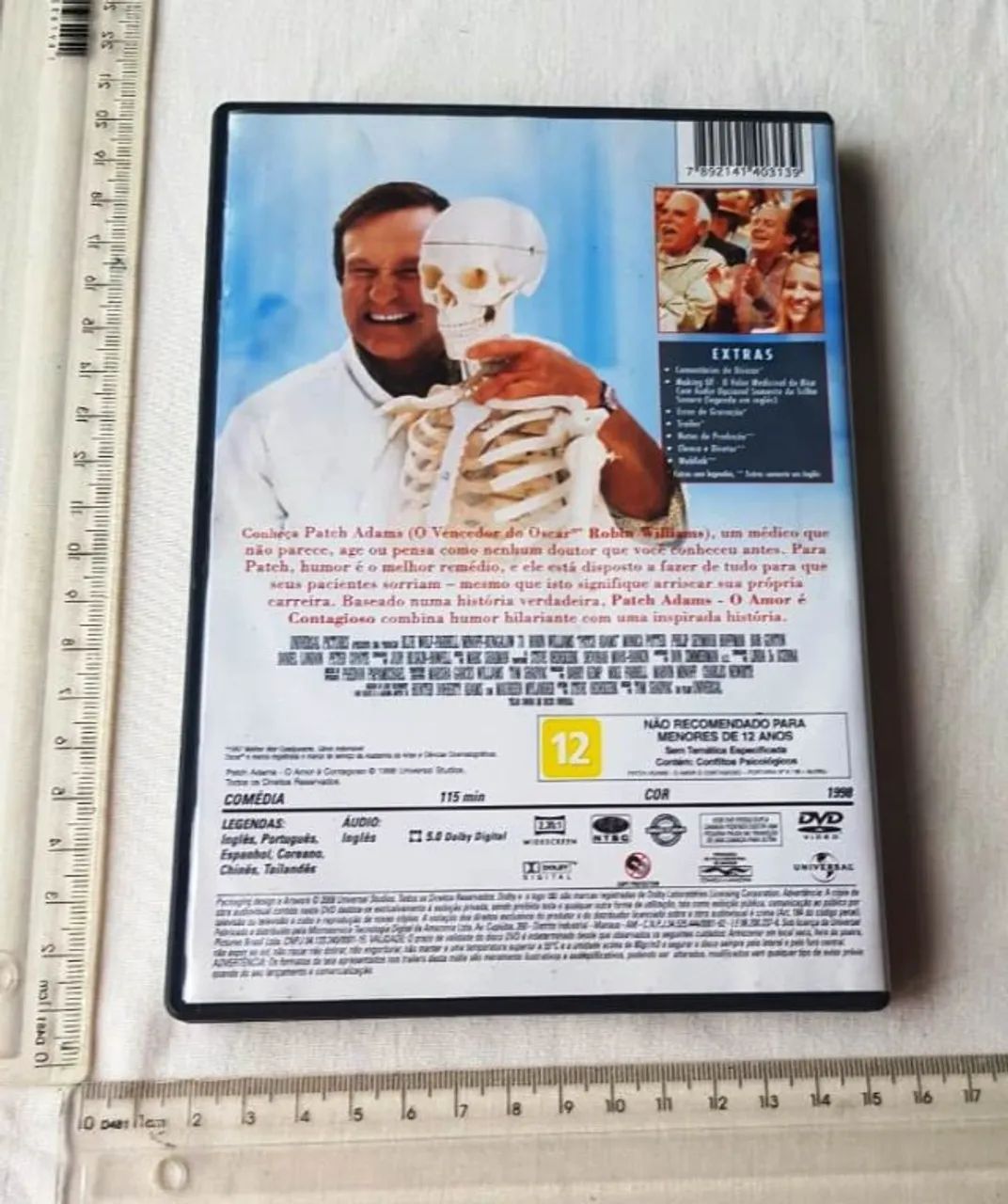 Dvd Original - Filme - Patch Adams - Robin Williams  - Foto 2