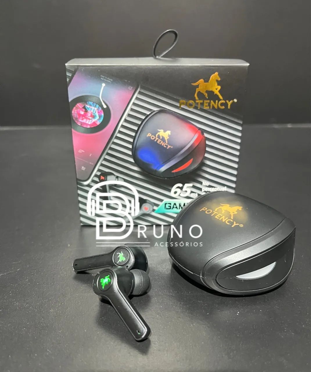 Fone Bluetooth GamePro8 sem fio  - Foto 4